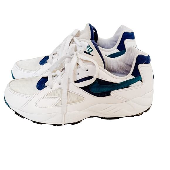 Vintage Nike Ceres Sneakers Mens sz 9.5 1995 White Navy Teal Rare Tennis Shoes main image 9